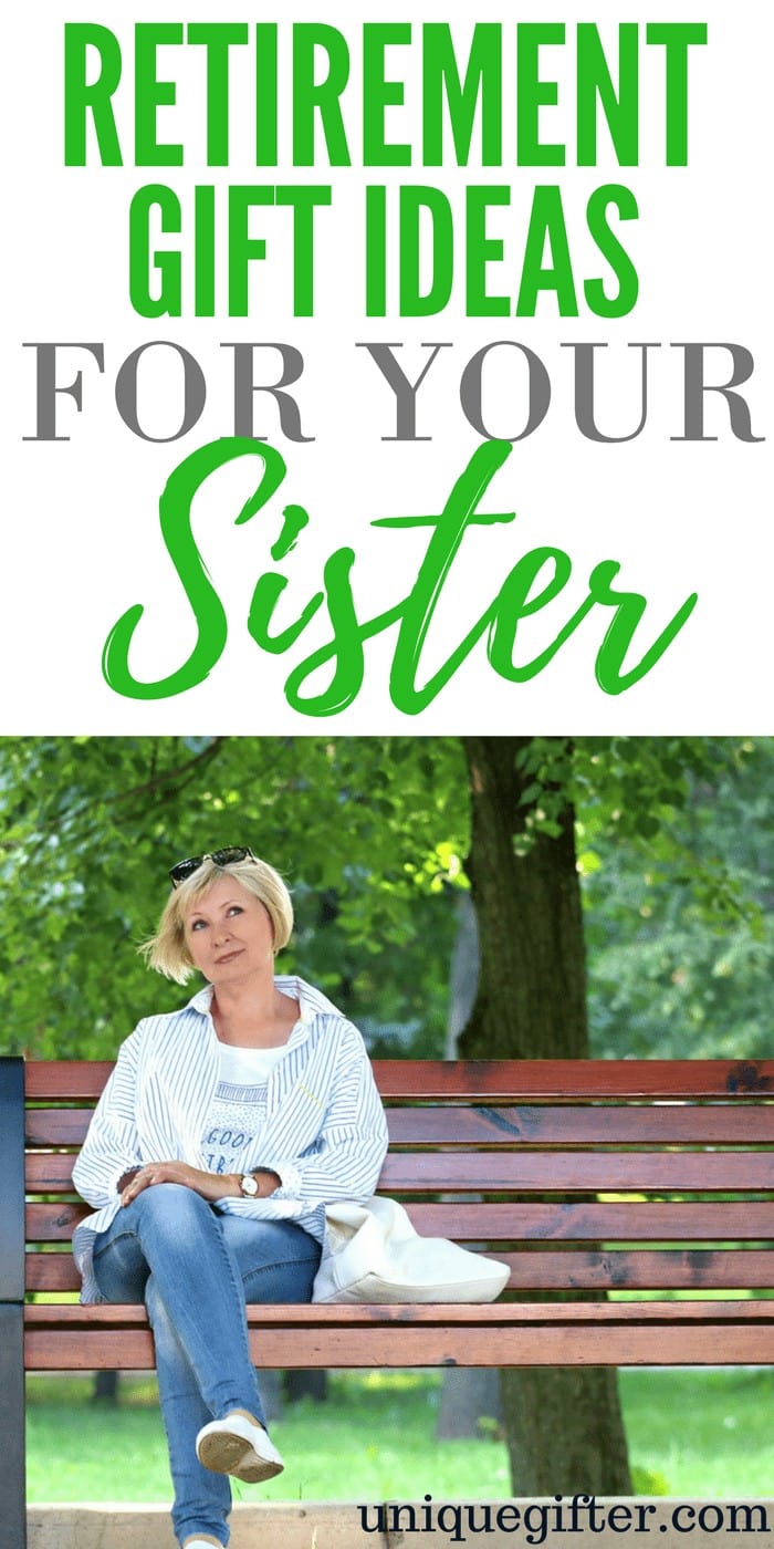 Retirement Gift Ideas for Your Sister | What to buy my sister when she retires | Retirement gifts for women | Presents for my sister's last day of work | Pension gifts | Presents for a female retiree | Retirees gifts