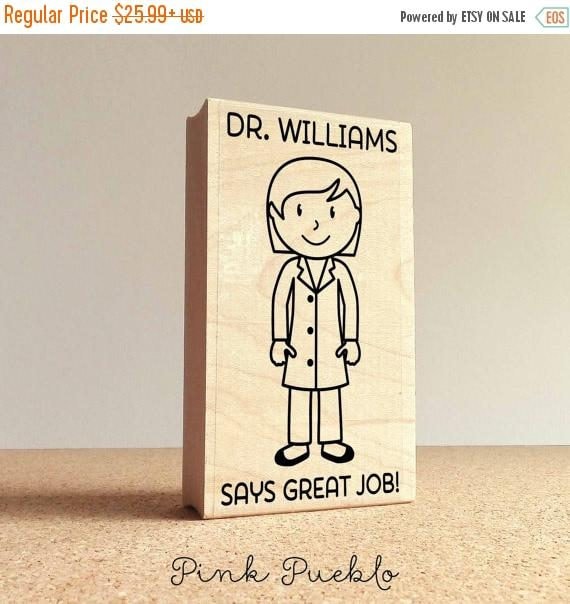 You professor will love these Gift Ideas for a Professor - Personalized stamp