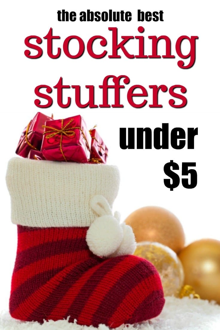 Cheap Stocking Stuffers Under $5 that are still awesome | How to save money on Christmas | Christmas tips | Holiday hacks | Stocking stuffers for adults | Stocking stuffer ideas for kids | Frugal gift ideas | What to put in a stocking