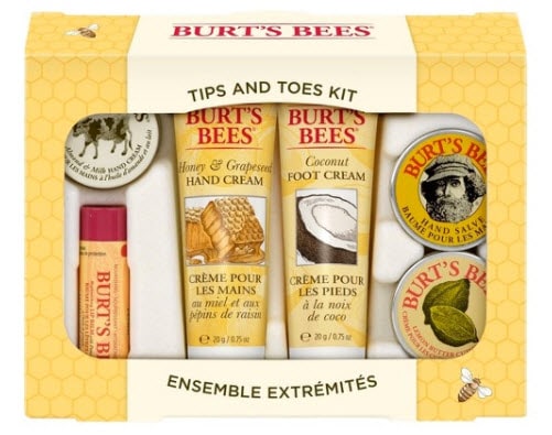 Thank You Gift Ideas for Baby Shower Hosts: Burt's bees tops and toes kit with lotions, lip chap, creams, and other spa type products 