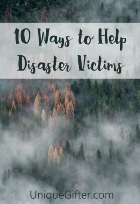 10 ways to help disaster victims