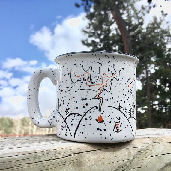 A mug for camping is definitely great thank you gift ideas for boy scouts leaders.