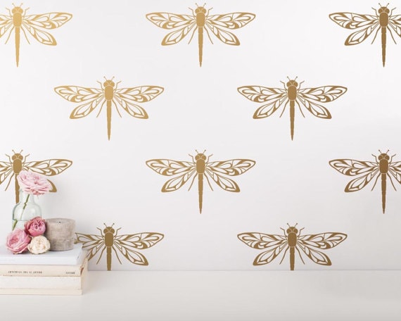 This gift ideas for dragonfly lovers would be beautiful on a statement wall. 