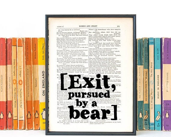 This gift ideas for Shakespeare lovers would look cute by anyone's front door. 