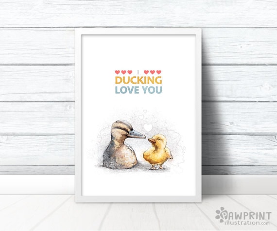 This gift ideas for duck lovers is a cute one. 