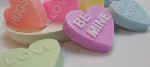 Conversation Heart Soaps