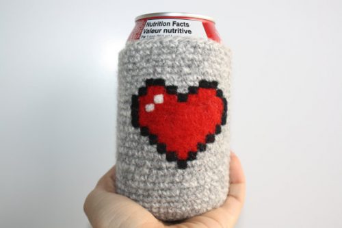 A great gamer valentine's gift ideas in case their beer gets hot. 