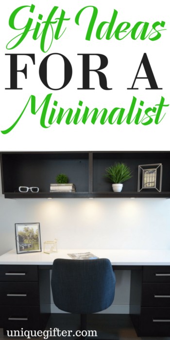 Gift Ideas for a Minimalist | Clutter-free gifts | Junk free gifts | how to celebrate without lots of stuff | Minimalism presents | Birthday and Christmas gifts for minimalists