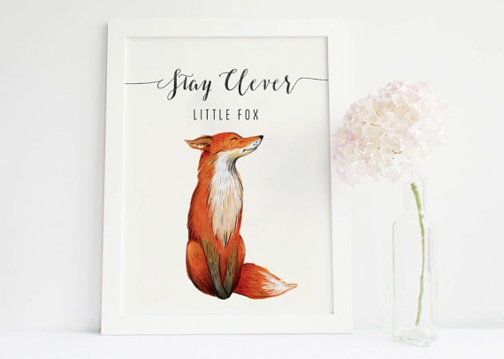 This gift ideas for fox lovers would be cute anywhere in their house. 