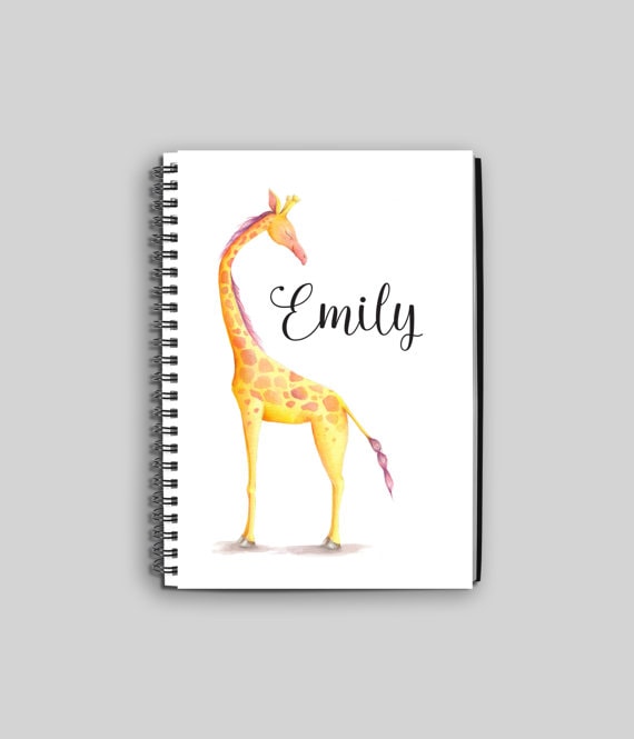 This notebook is a perfect gift ideas for giraffe lovers.
