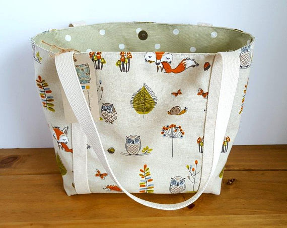 This cute tote bag is just what gift ideas for fox lovers ordered!