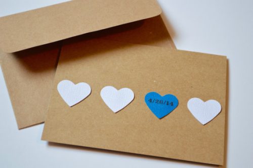 Custom cards mean you can fill it in with anything your unofficial relationship is