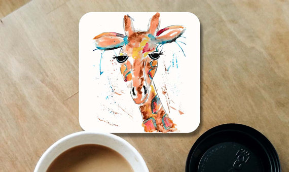 This gift ideas for giraffe lovers would be cute on any table. 