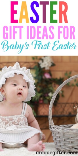 Easter Basket Gift Ideas for baby girls and boys | First Easter gifts | What to buy in an Easter Egg hunt for an infant girl or infant boy | Fun kids present ideas | Gift Basket inspiration for a little girl or little boy | What to buy a newborn child | Easter Egg hunt ideas | Fun gifts | Baby's First Easter