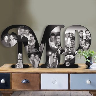A cute way to show off their memories is this anniversary gifts for a gay couple.
