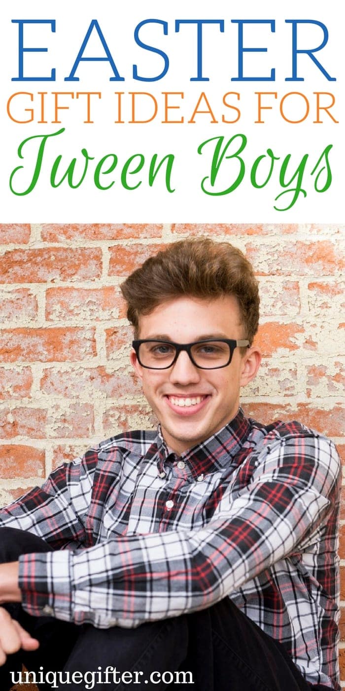 Easter Gift Ideas for Tween Boys | What to get a pre-teen for Easter | Creative Easter Presents for a boy | Easter basket fillers | Gifts for guys | Easter Bunny activities