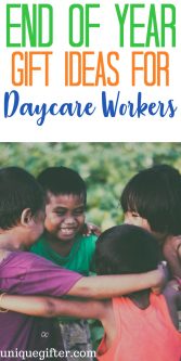 End of Year Gift Ideas for Daycare Workers | Thank you gifts for daycare | Playcare Christmas gifts | Childminding gift ideas | Presents for babysitters | Nanny gift ideas