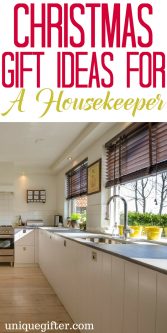 Christmas Gift Ideas for a Housekeeper | Thank You gifts for cleaning service | Creative presents for a weekly cleaner |