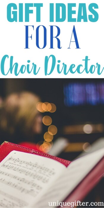 Lovely Gift Ideas for a Choir Director | What to buy a singer | Creative thank you gifts for a choir leader | Band leader presents | End of season chorale gifts