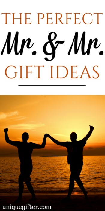 Mr & Mr Gift Ideas | Gay Anniversary gift ideas | Gifts for my partner | Valentine's Day Gift Ideas for Men | LGBTQ2A Gifts | LGBT Presents | Gay-Friendly gifts | Unique gifts for my boyfriend | Fun gifts for my husband | Cute Couples' Christmas Gifts