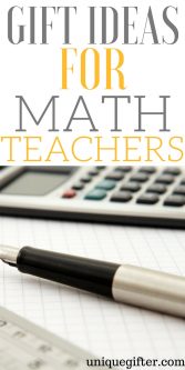 Gift Ideas for Math Teachers | Math teacher gifts | End of Year Presents | Christmas presents for math teachers | Mathematician gifts | Unique gifts for a mathematics professor