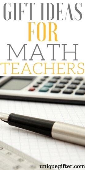 13 Marvelous Math Teacher Gifts