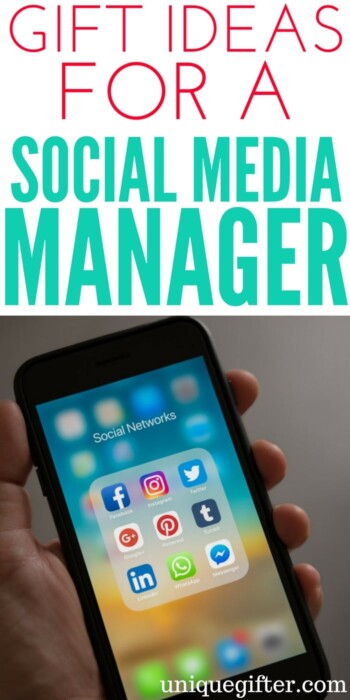 Gift Ideas for a social media manager | Fun gifts for millennials | What to buy the social media department at work | Thank you gifts for social campaigns | Internet savvy gift ideas | Birthday presents for media managers | Gifts for virtual assistants | Online entrepreneur gifts | Unique gifts for solopreneurs