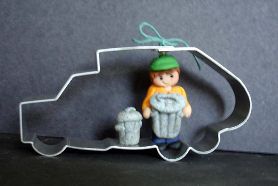 Garbage Truck Christmas Ornament 2021