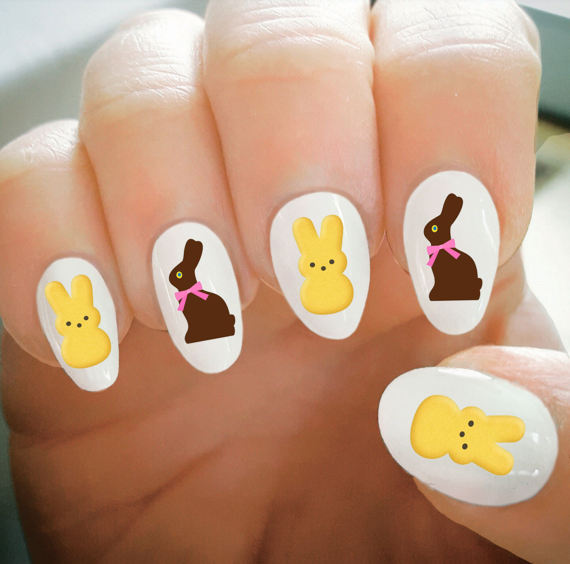 Easter candy nail art for teenager girls