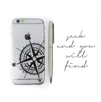 traveling dads gifts father compass iphone case