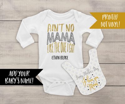 First mother's day gift ideas include ones that show her off in pride!