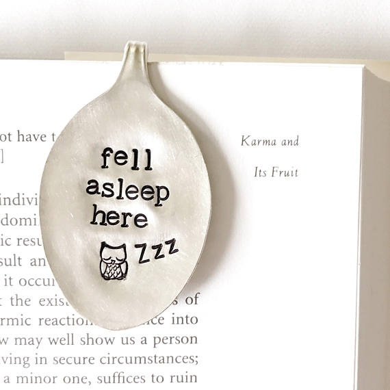 Funny spoon bookmark gift