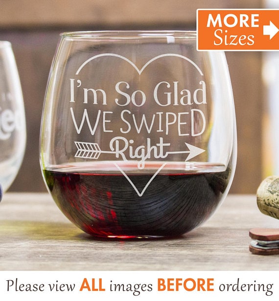 Wine glass for your girlfriend on mother's day