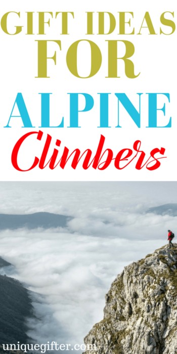 Gift Ideas for Alpine Climbers | Alpine Soloist gifts | Alpinist Christmas Presents | What to buy a climber as a birthday present | Ice climbing gift ideas | Fun gifts for sporty people |