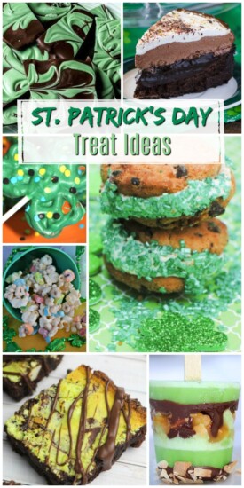 St. Patrick's Day Treat Ideas | Green Treat Ideas | Fun Kid's Activities for St. Patrick's Day | Green Foods | Recipes for St. Patrick's Day | Creative baking treats for St. Patrick's Day | Green Food Dye uses #StPatricksDay #Recipes #GreenRecipes #Green #Rainbow