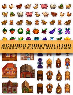Stardew Valley Stickers