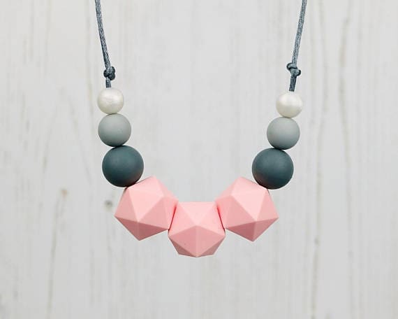 Silicone teething necklace