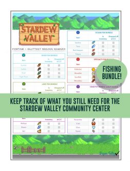 Stardew Valley Printable Checklist