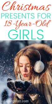 Christmas Gifts for an 18 year old girl | 18 year old girl gift ideas | What to buy an 18 year old girl for #Christmas | Unique gifts for an 18 year old girls | What to buy for an 18 year old girls | 18 year old girl gift ideas | clever 18 year old girl gifts | #gifts #holiday #teengirlgifts