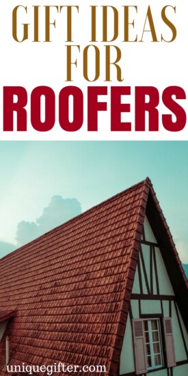 Gift Ideas for Roofers | Thank you gifts for a roofer | What to buy a roofer for Christmas | Roofing crew gift ideas from my boss | What to get my employees for birthday presents | Creative gifts for a construction crew | Exterior finishing crew gifts | #roofer #roofing #gifts