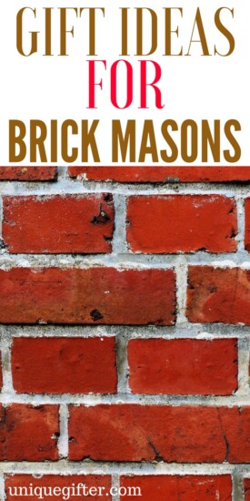 Gift Ideas for Brick Masons | Brick Layer Gift Ideas | Creative gifts for Christmas | What to buy my husband for his Birthday | Masonry gift ideas | unique gifts for brick masons | #gifts #brickmason
