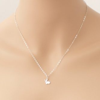 Bunny necklace for women