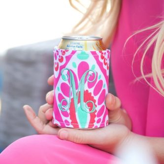 Beachy drink koozie