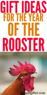 Gift Ideas for the Year of the Rooster | Chinese New Year Gift Ideas | Red Envelope Inspiration | Lunar New Years Gifts | Asian New Year Celebration Gifts | Fun New Year's Gift Inspiration | Birthday presents by Chinese Zodiac #rooster #zodiac #newyears