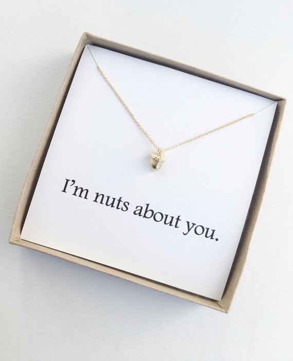 This 6 Month Anniversary Gift Ideas lets them know you're nuts about them.