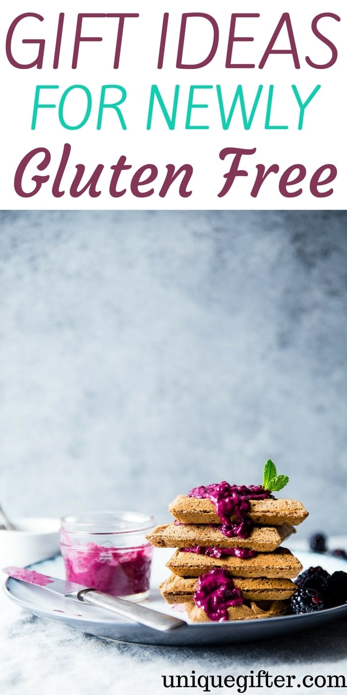 Gifts for Newly Gluten Free | What to buy someone who is new to gluten free | Gluten Free Dieter gifts | Presents for someone who is gluten free | Clever gifts to buy for someone who is gluten free | Gifts to buy that are gluten free inspired | #glutenfree #gifts #whattobuy