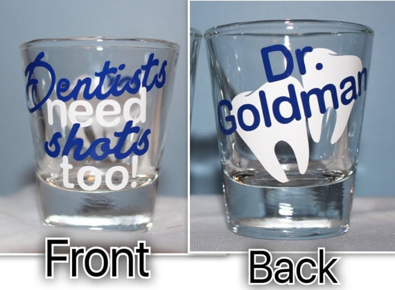 Gift Ideas for Dentists include anything alcohol related. 