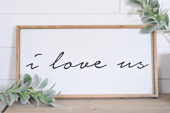 This 4 Year Dating Anniversary Gift Ideas will remind you that love rules this home. 