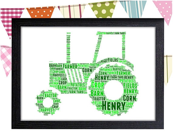 Personalized art is perfect for Gift Ideas for Farmers.