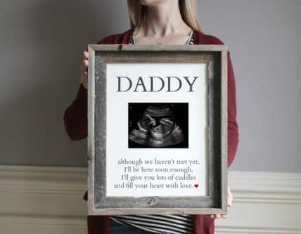 sonogram father's day gift
